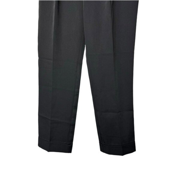 Tuckernuck Black Pleated Duncan Trouser | Size XL | NWT | High-Rise Straight Leg - Picture 6 of 10